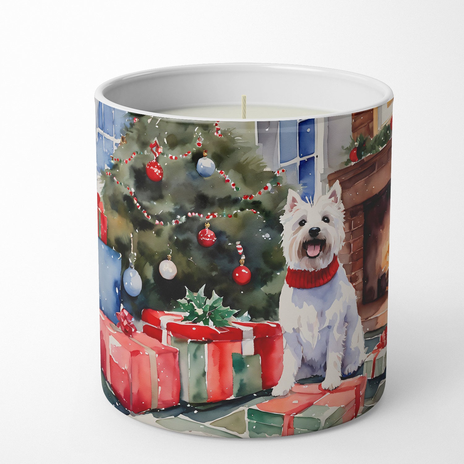 Westie Cozy Christmas Decorative Soy Candle