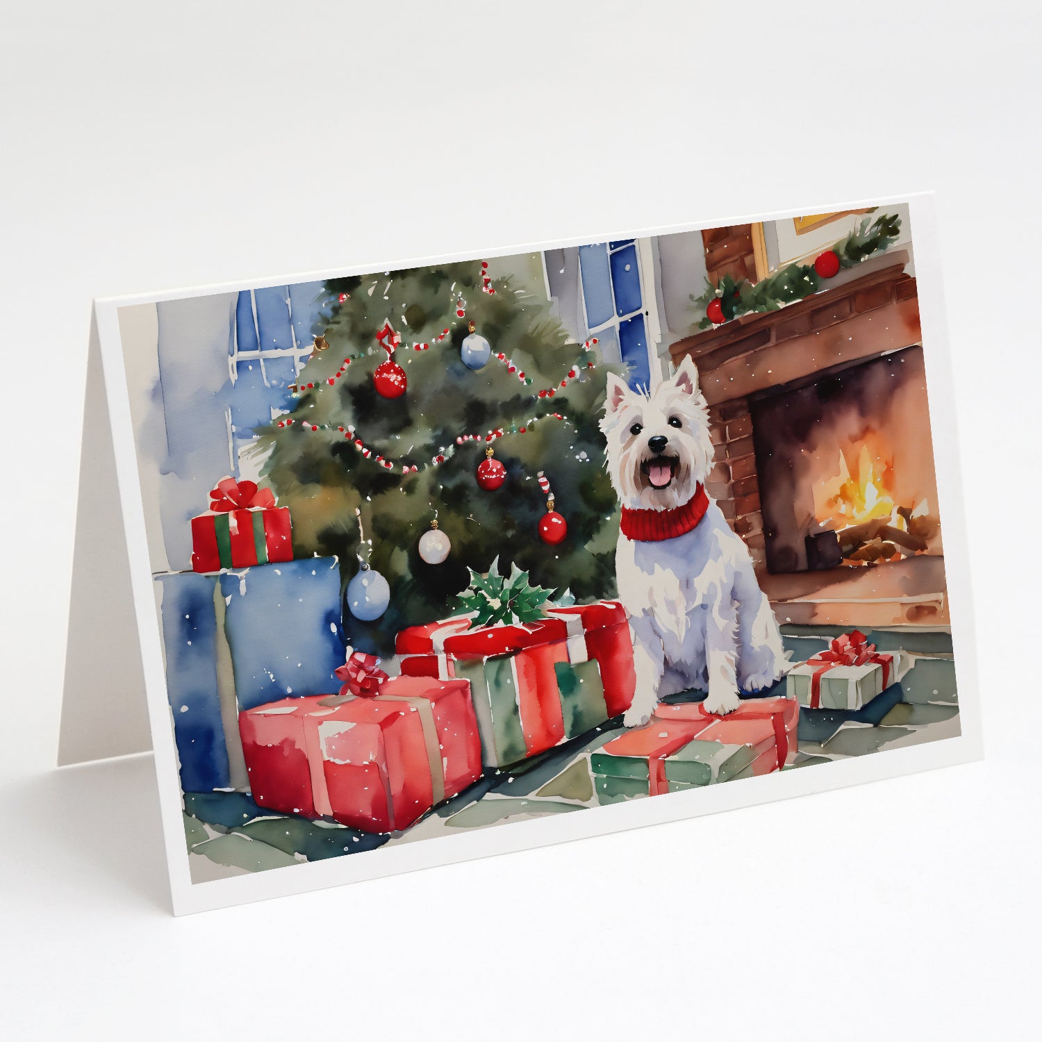 Buy this Westie Cozy Christmas Greeting Cards Pack of 8