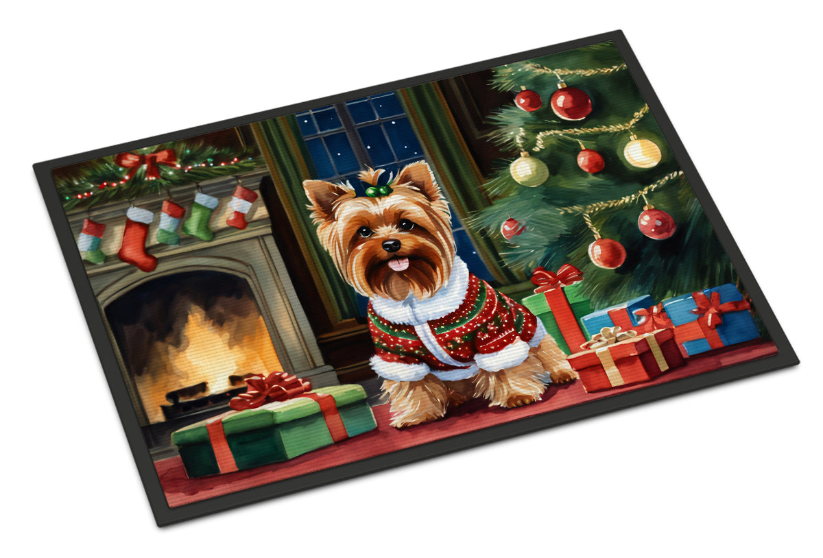 Buy this Yorkshire Terrier Cozy Christmas Doormat