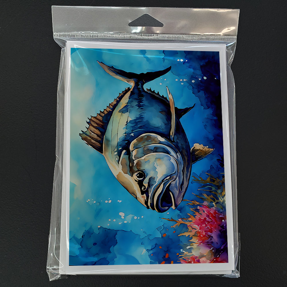 Bluefin Tuna Greeting Cards Pack of 8