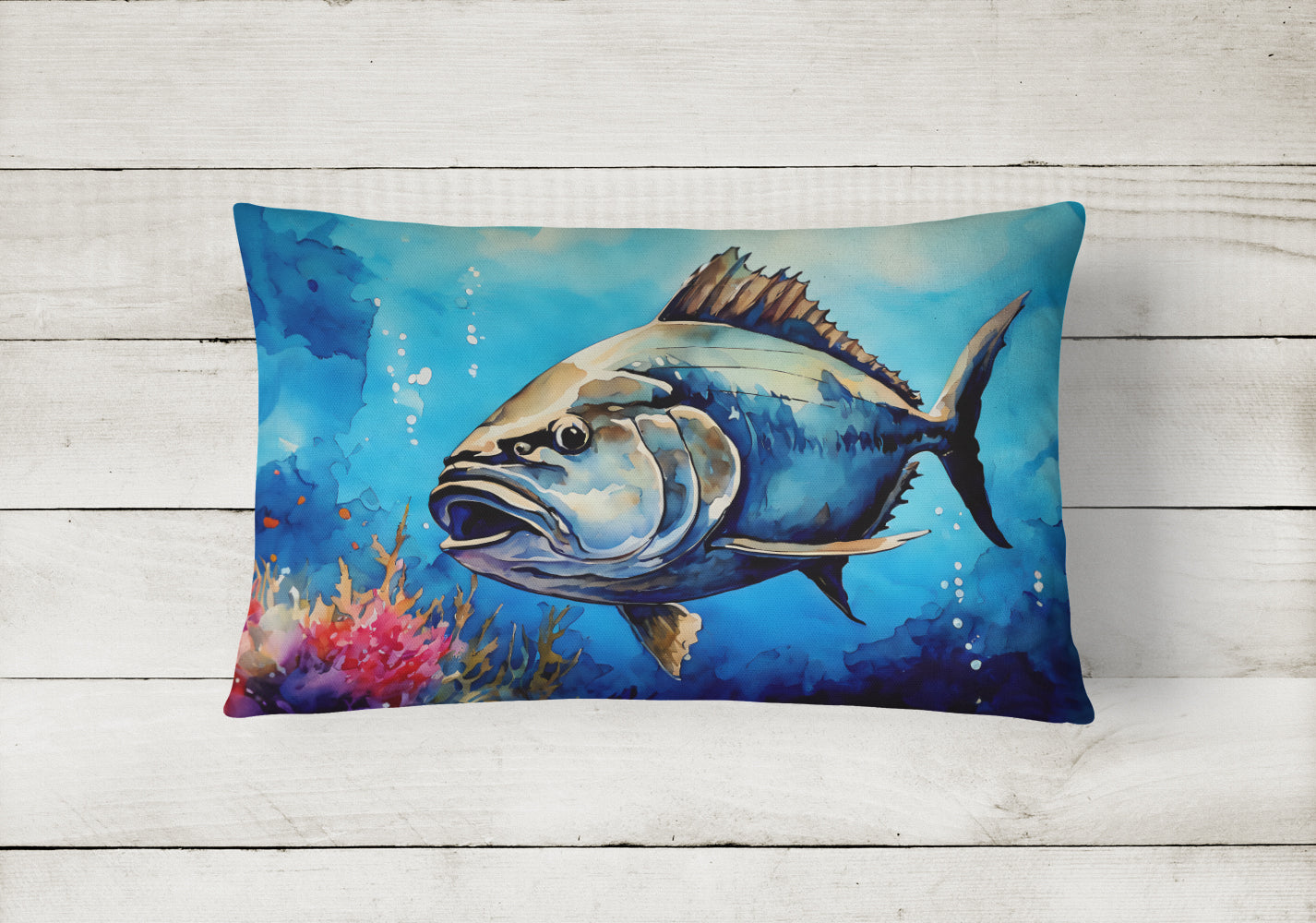 Bluefin Tuna Throw Pillow