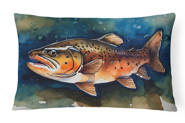 Buy this Brown Trout Throw Pillow