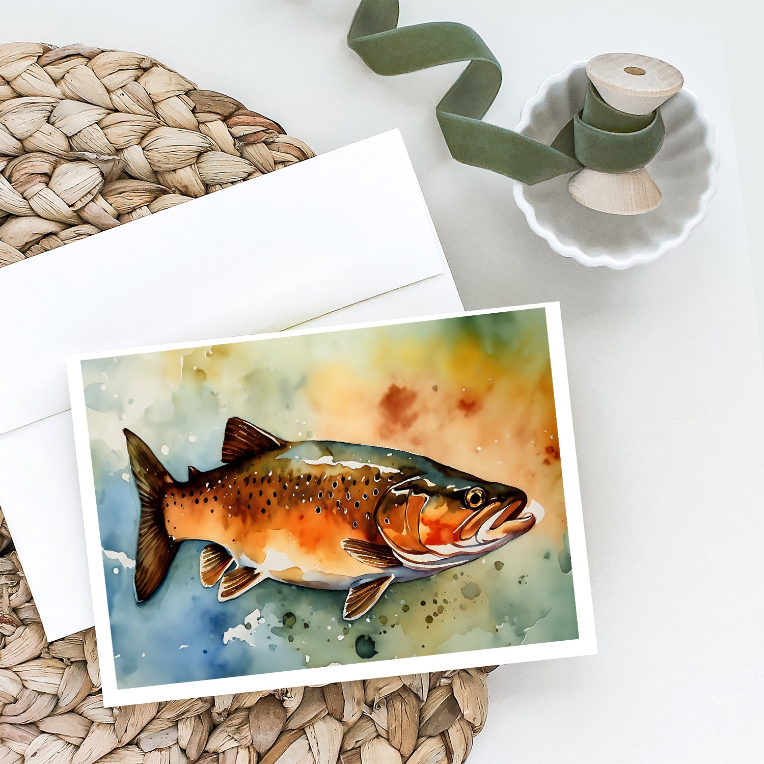 Buy this Brown Trout Greeting Cards Pack of 8