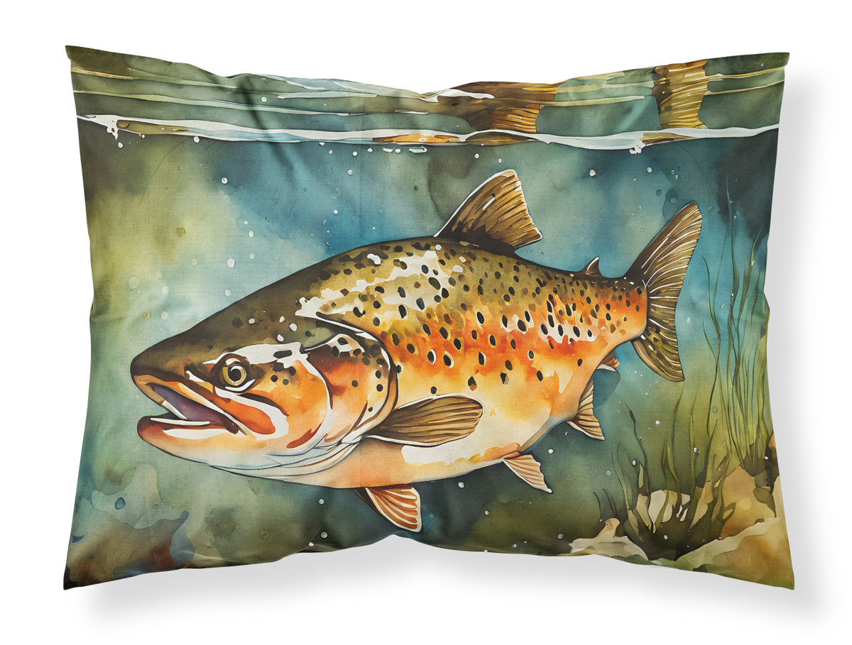 Buy this Brown Trout Standard Pillowcase