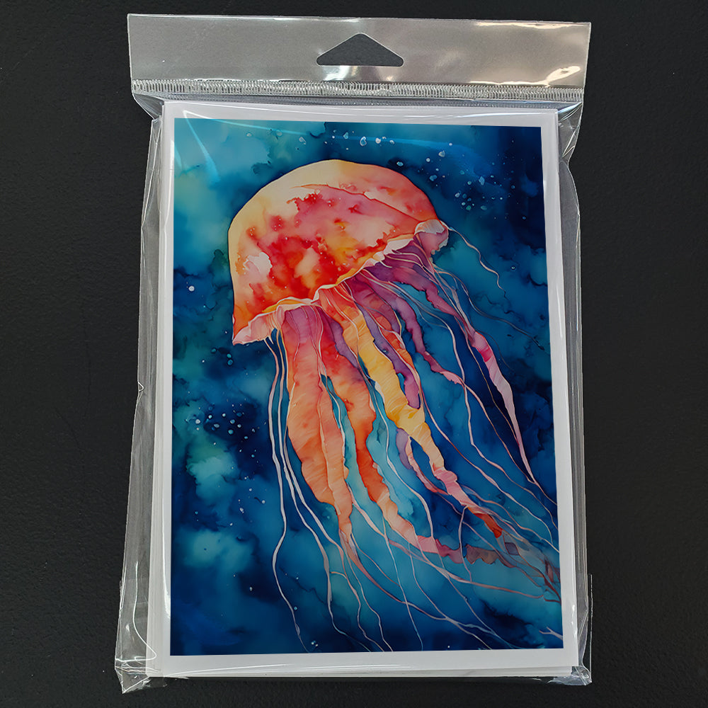 Jellyfish Greeting Cards Pack of 8