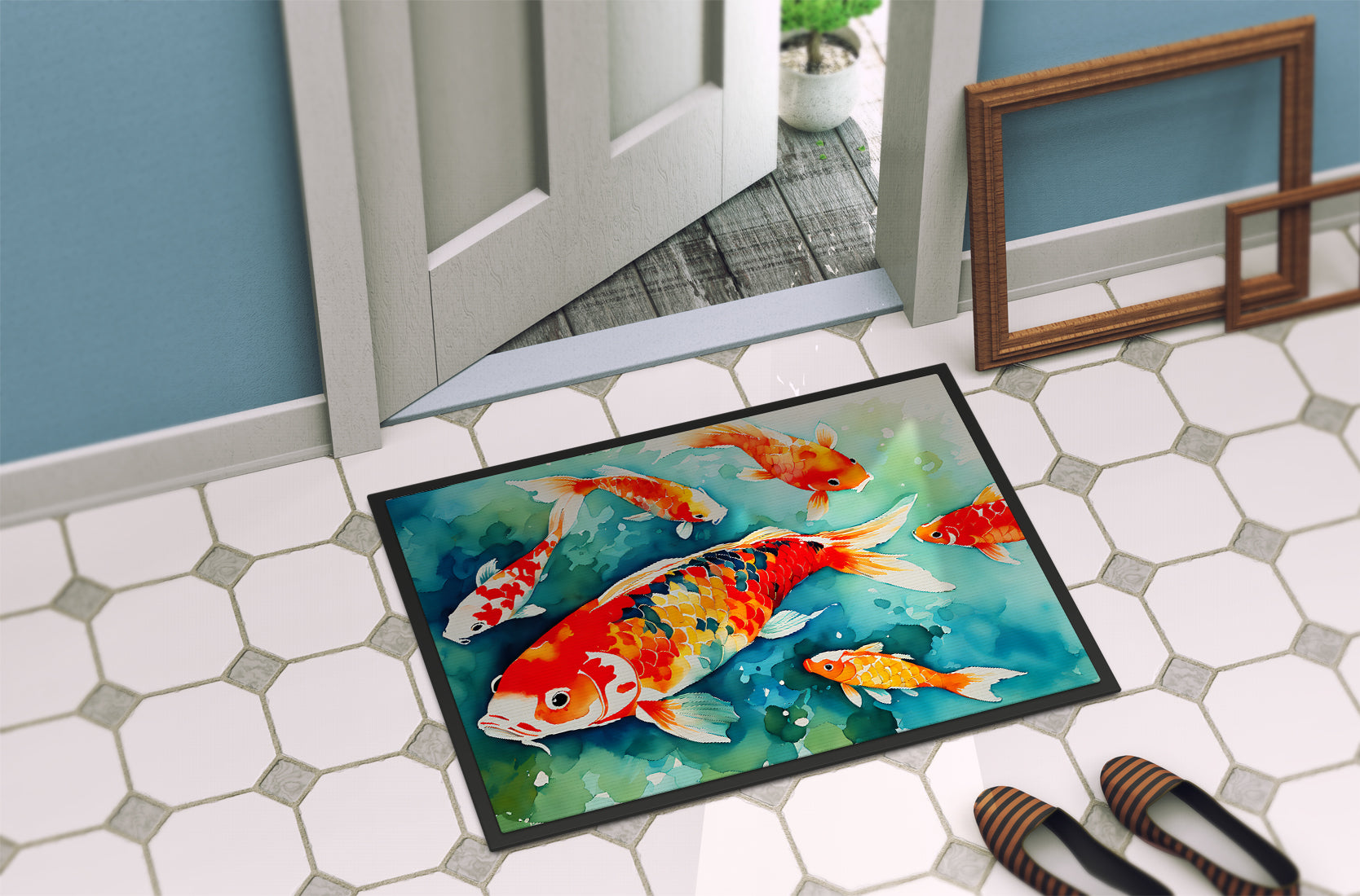 Koi Fish Doormat