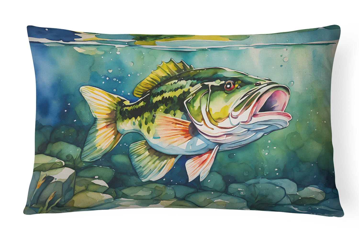 Buy this Largemouth Bass Throw Pillow