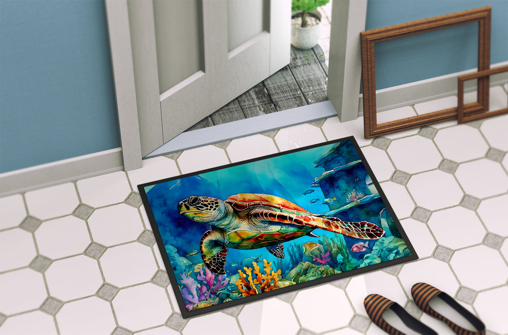 Loggerhead Sea Turtle Doormat