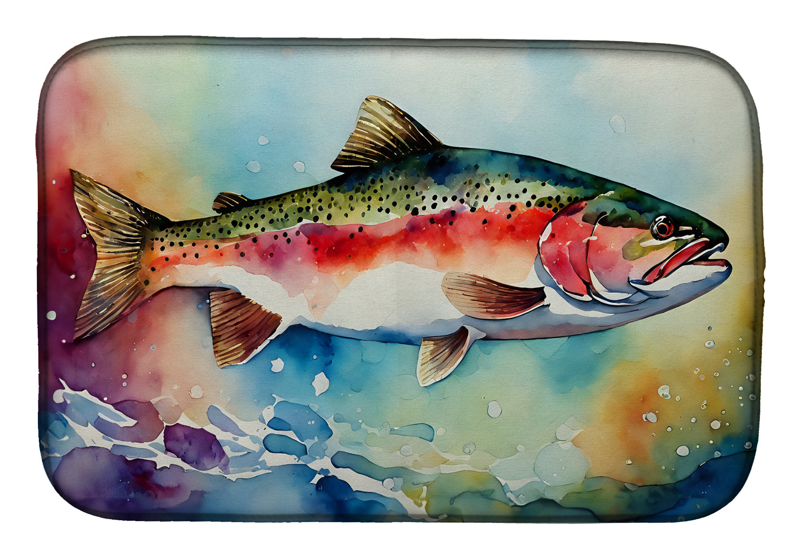 Buy this Rainbow Trout Dish Drying Mat