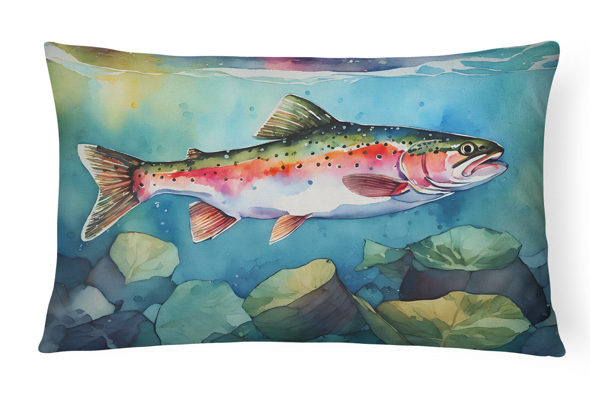 Buy this Rainbow Trout Throw Pillow
