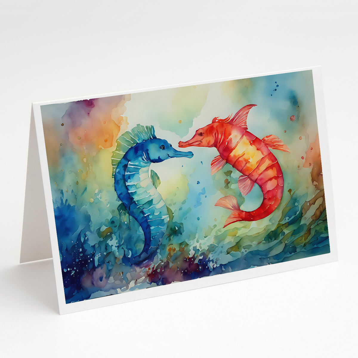 Buy this Seahorses Greeting Cards Pack of 8
