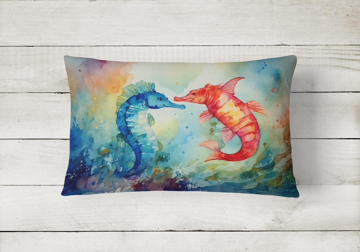 Buy this Seahorses Throw Pillow