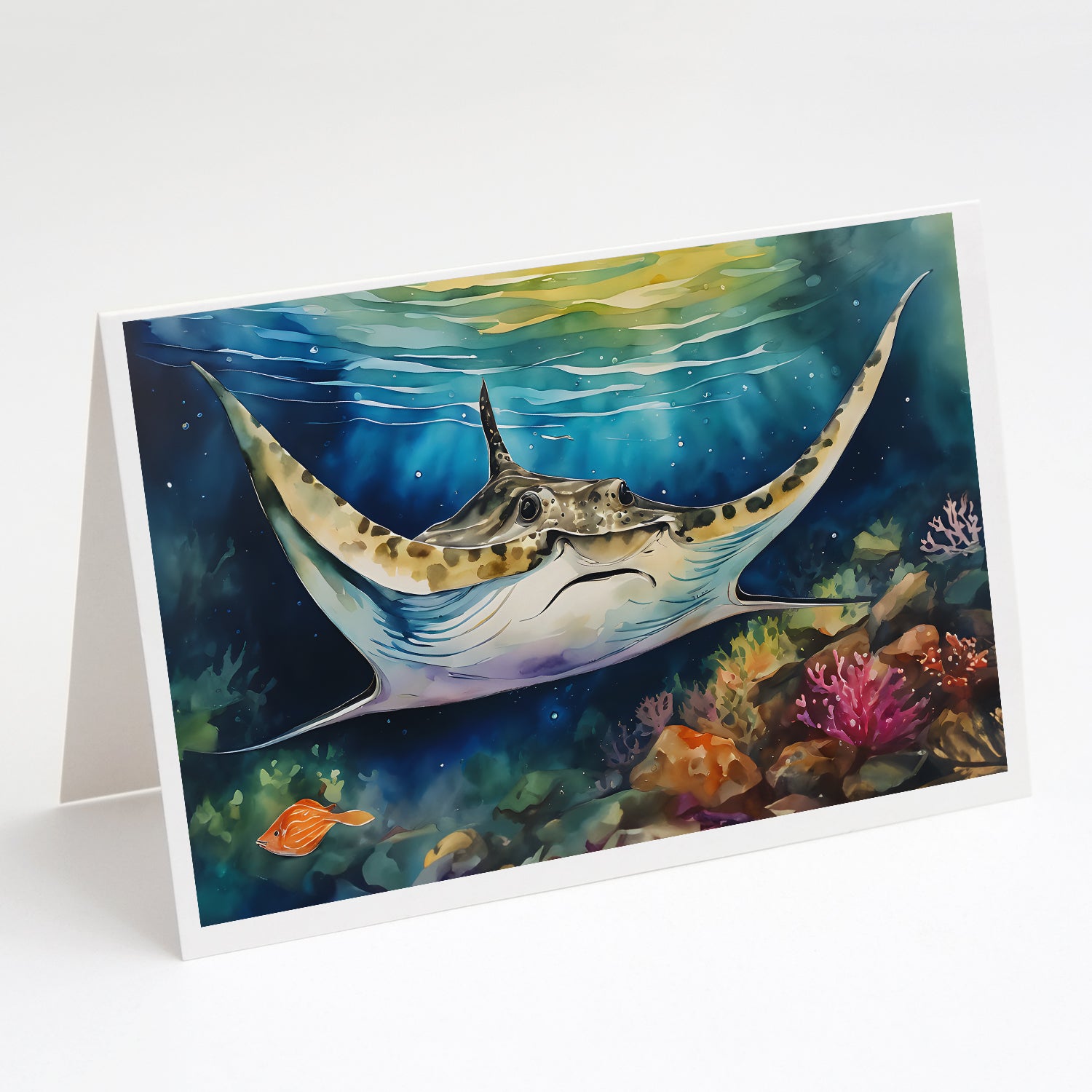 Buy this Sting Ray Greeting Cards Pack of 8