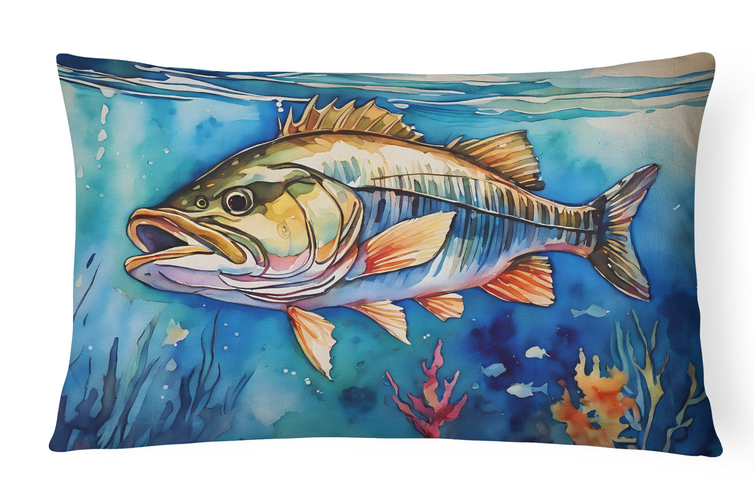 Buy this Striped Bass Throw Pillow