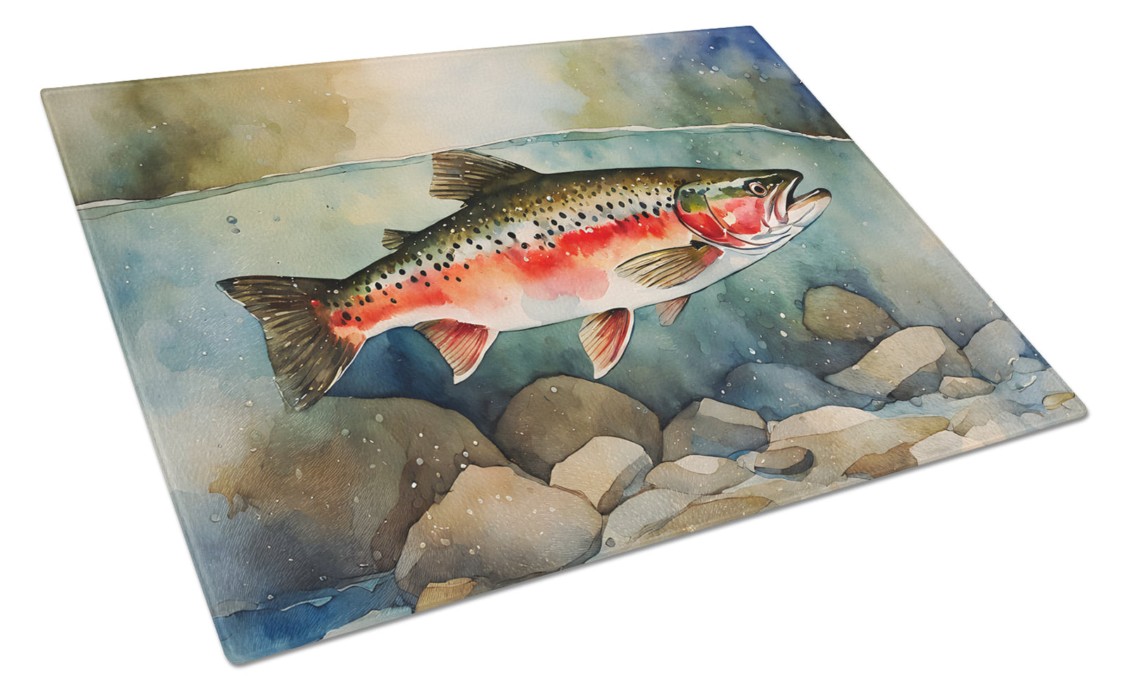 Buy this Trout Glass Cutting Board Large