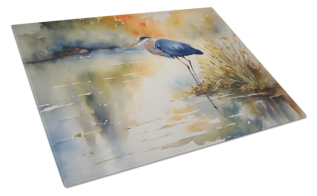 Buy this Blue Heron Glass Cutting Board Large