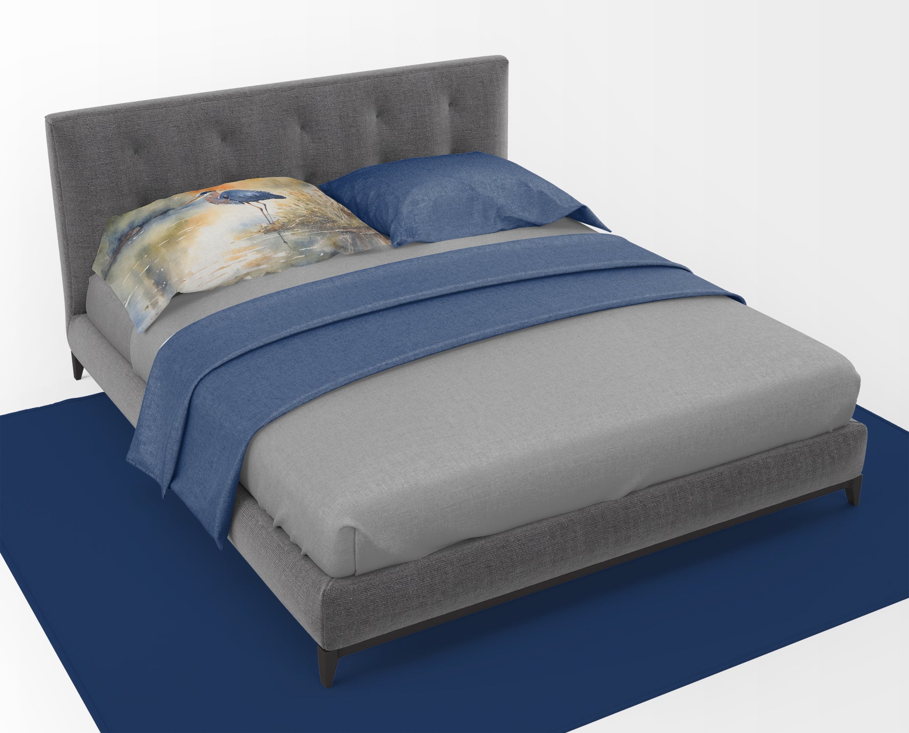 Blue Heron Standard Pillowcase