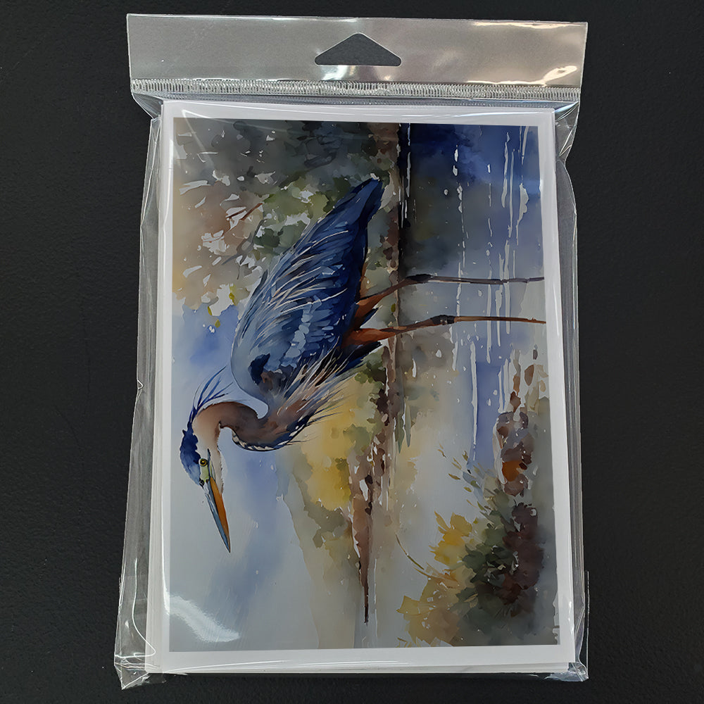 Blue Heron Greeting Cards Pack of 8