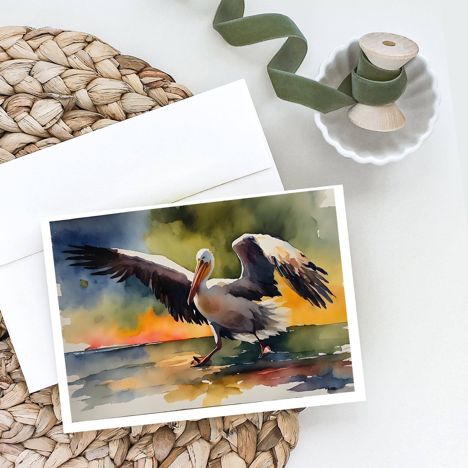 Pelican Greeting Cards Pack of 8