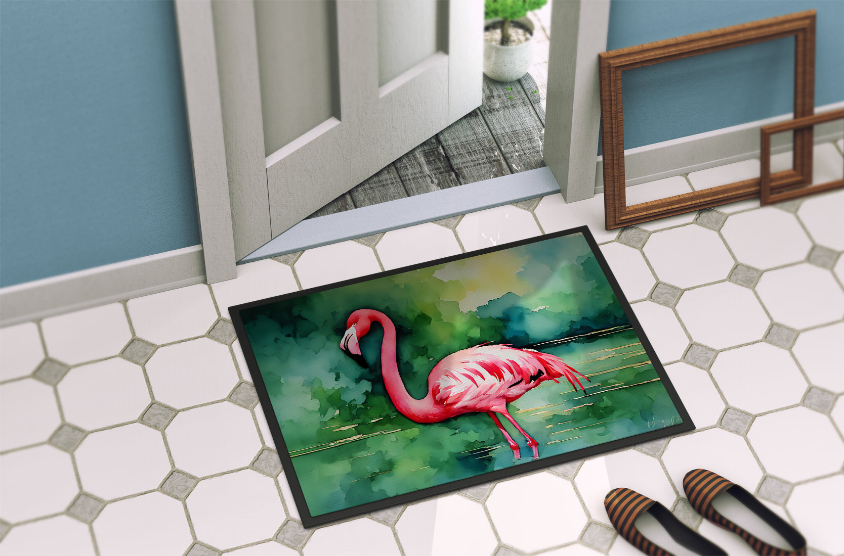 Flamingo Doormat