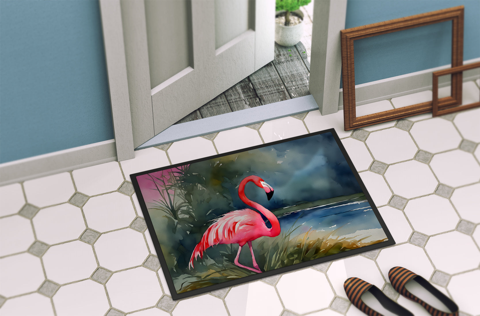 Flamingo Doormat