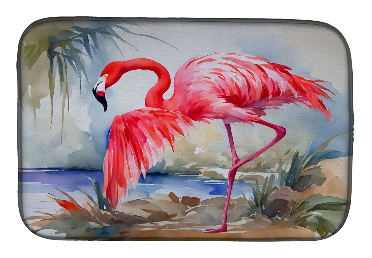 Buy this Flamingo Dish Drying Mat