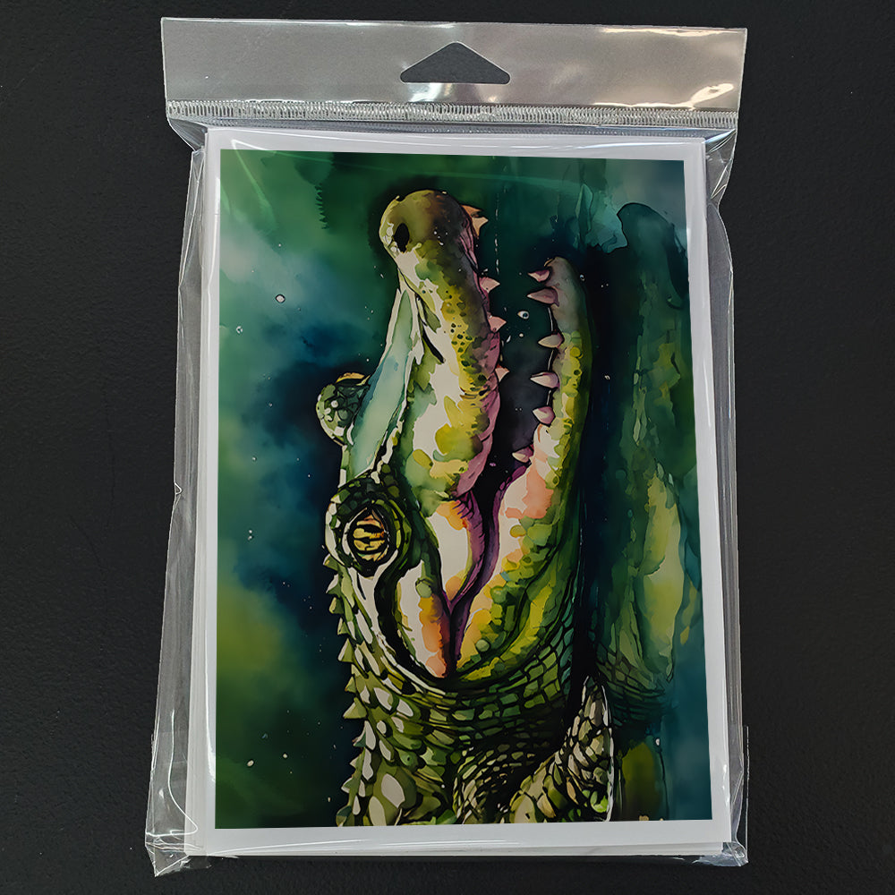 Alligator Greeting Cards Pack of 8