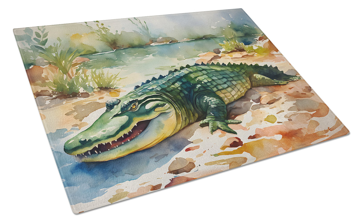 Buy this Alligator Glass Cutting Board Large