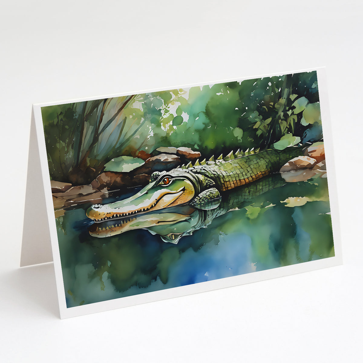 Buy this Alligator Greeting Cards Pack of 8