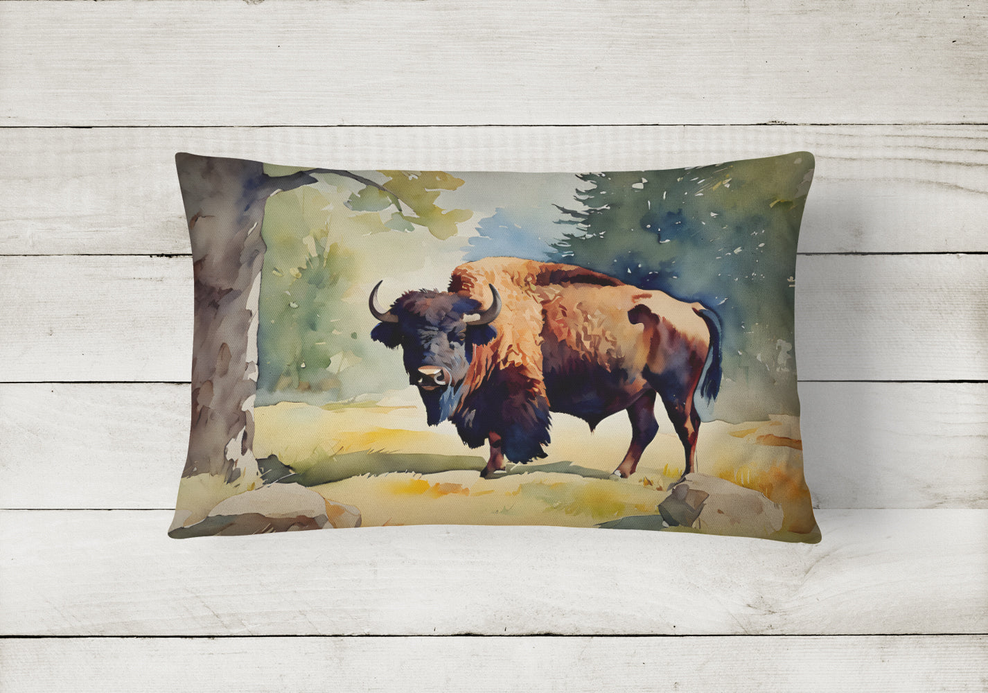 Buy this American Bison Throw Pillow