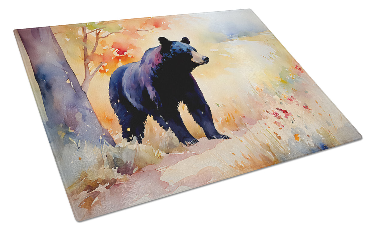 Buy this American Black Bear Glass Cutting Board Large