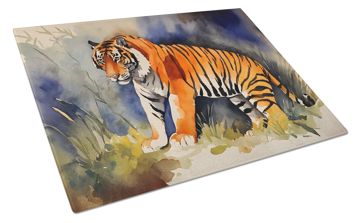 Buy this Bengal Tiger Glass Cutting Board Large