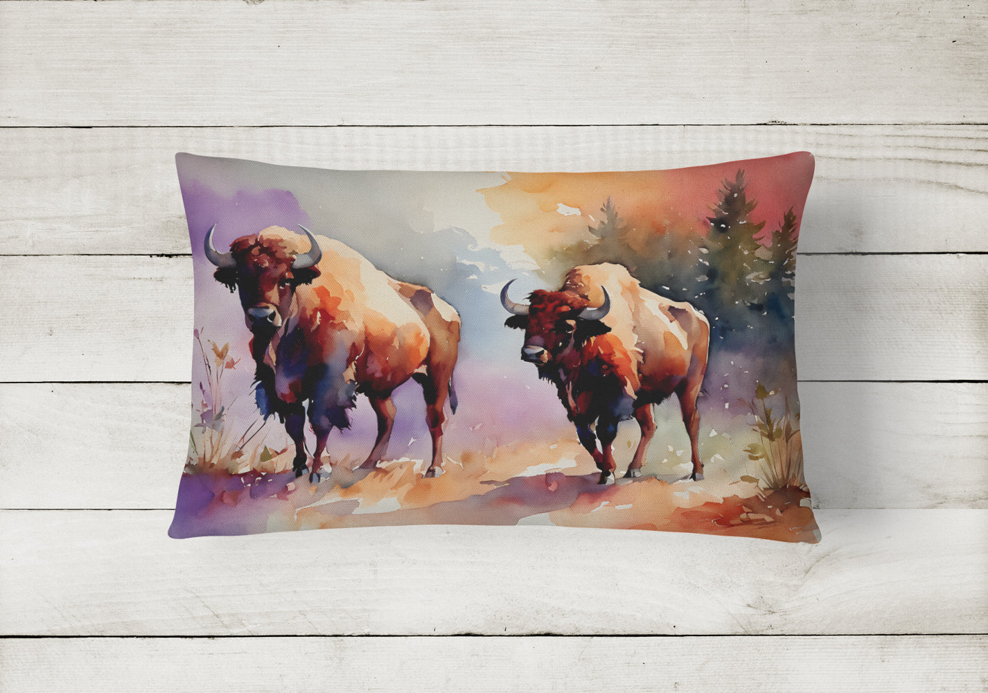 Caroline's Treasures Buffalo Throw Pillow