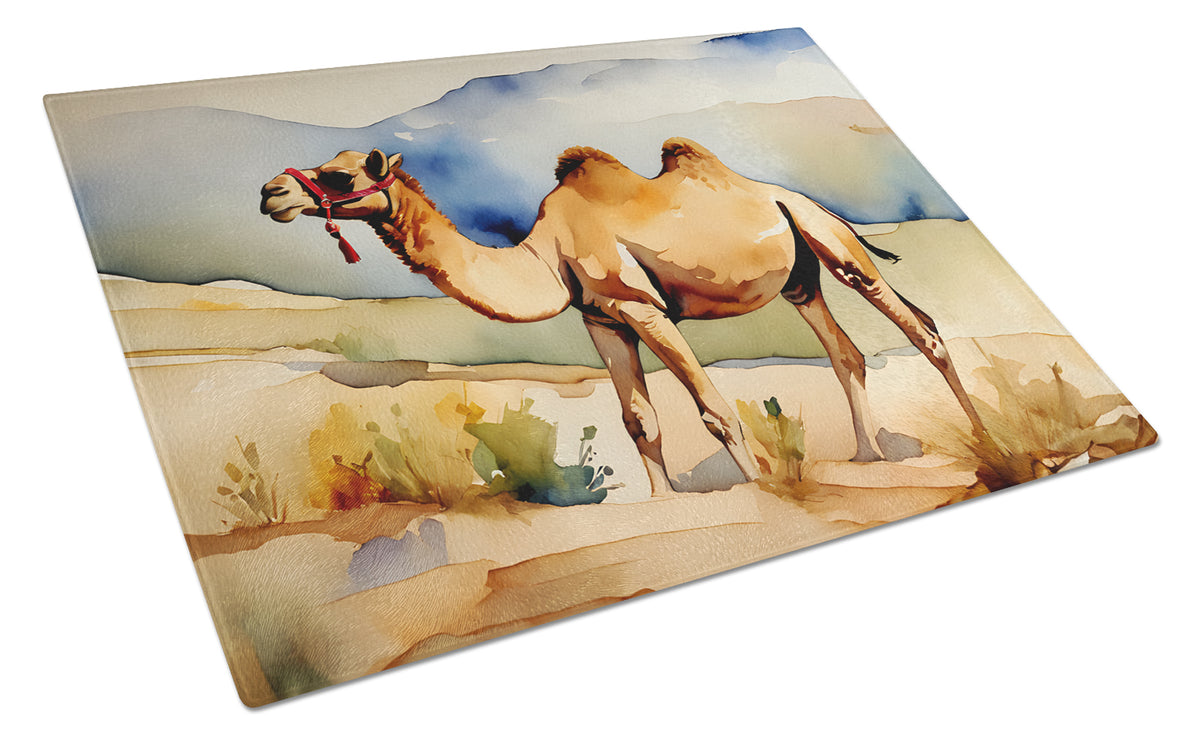 Buy this Camel Glass Cutting Board Large