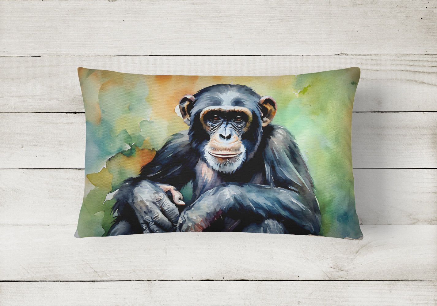 Chimpanzee Throw Pillow