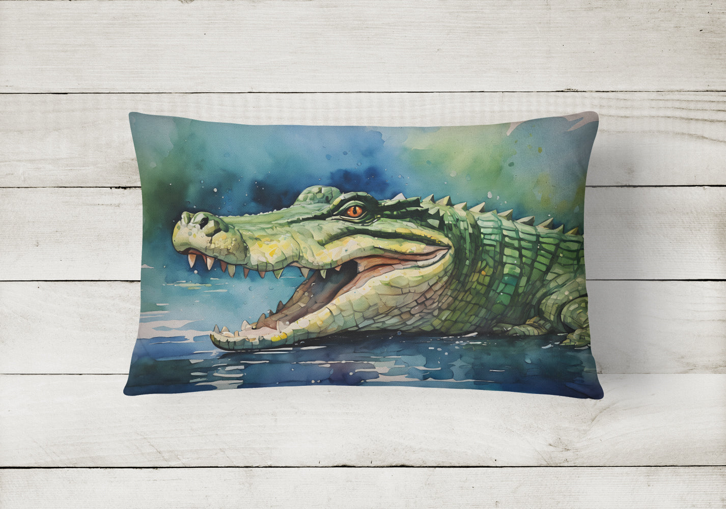 Crocodile Throw Pillow