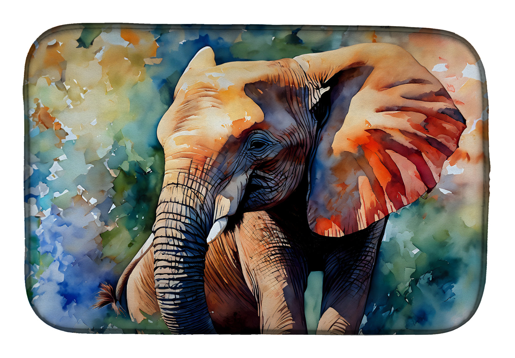 Buy this Elephant Dish Drying Mat