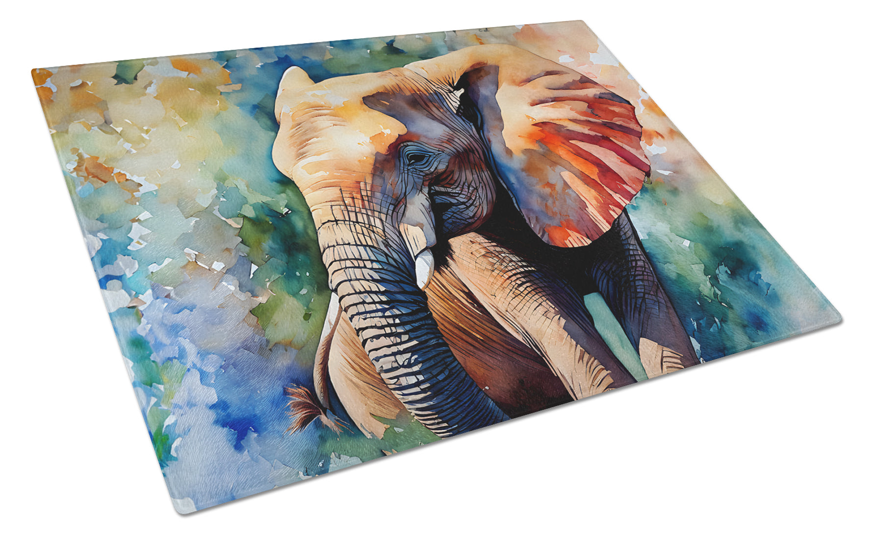 Buy this Elephant Glass Cutting Board Large