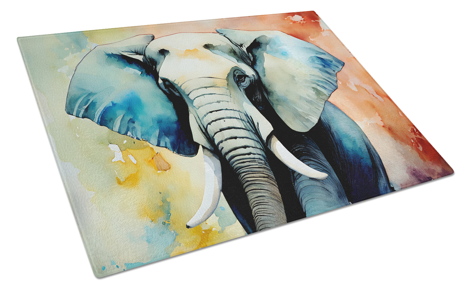 Buy this Elephant Glass Cutting Board Large