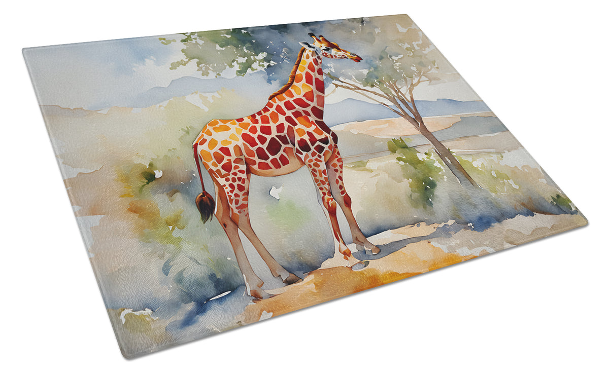 Buy this Giraffe Glass Cutting Board Large