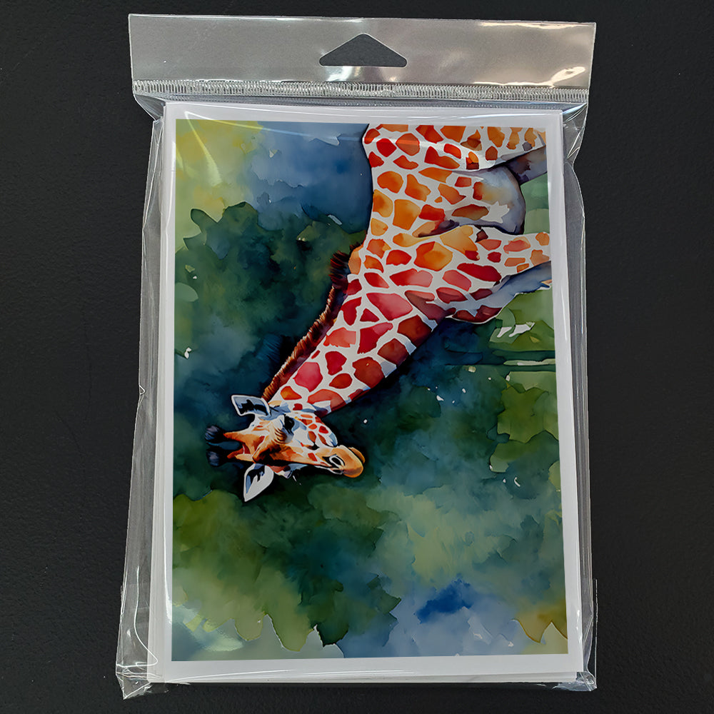 Giraffe Greeting Cards Pack of 8