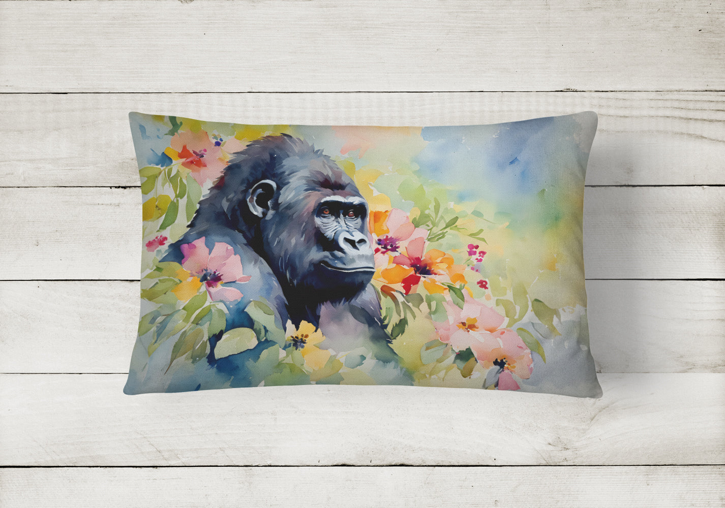 Gorilla Throw Pillow