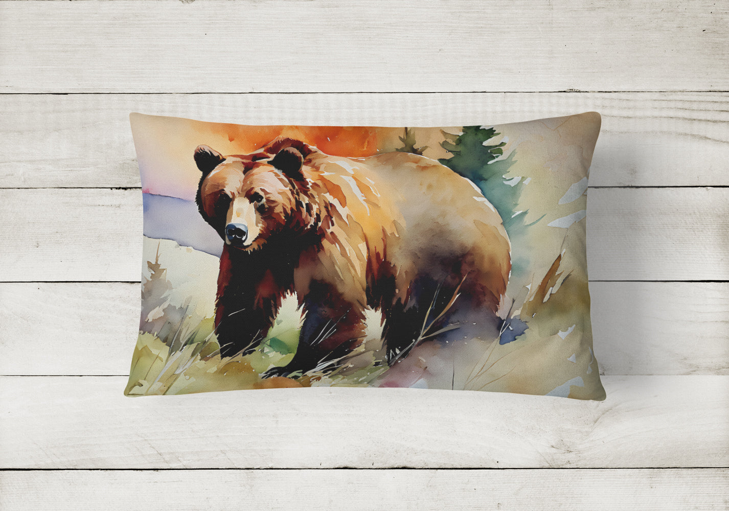 Buy this Grizzly Bear Throw Pillow
