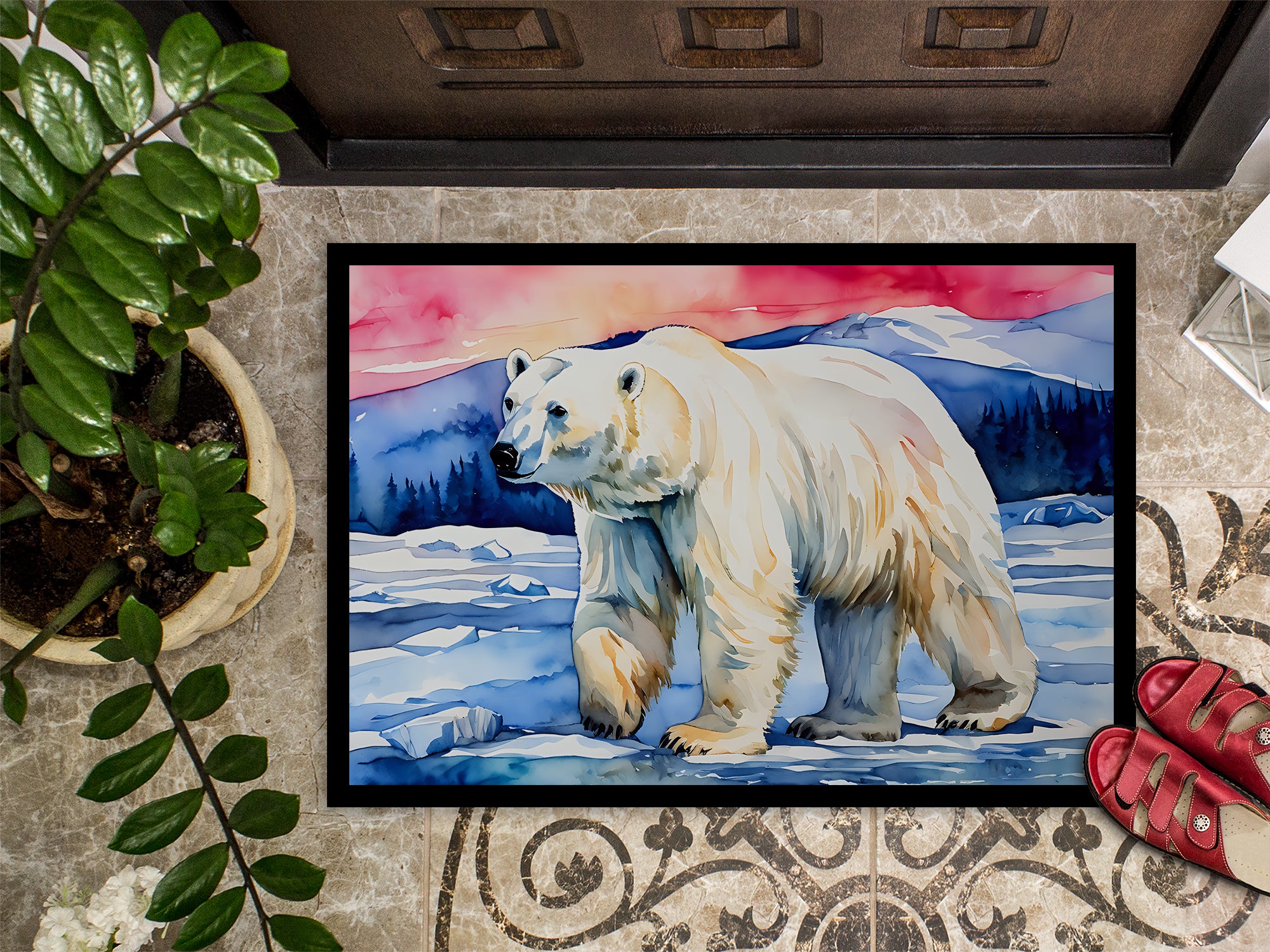 Polar Bear Doormat