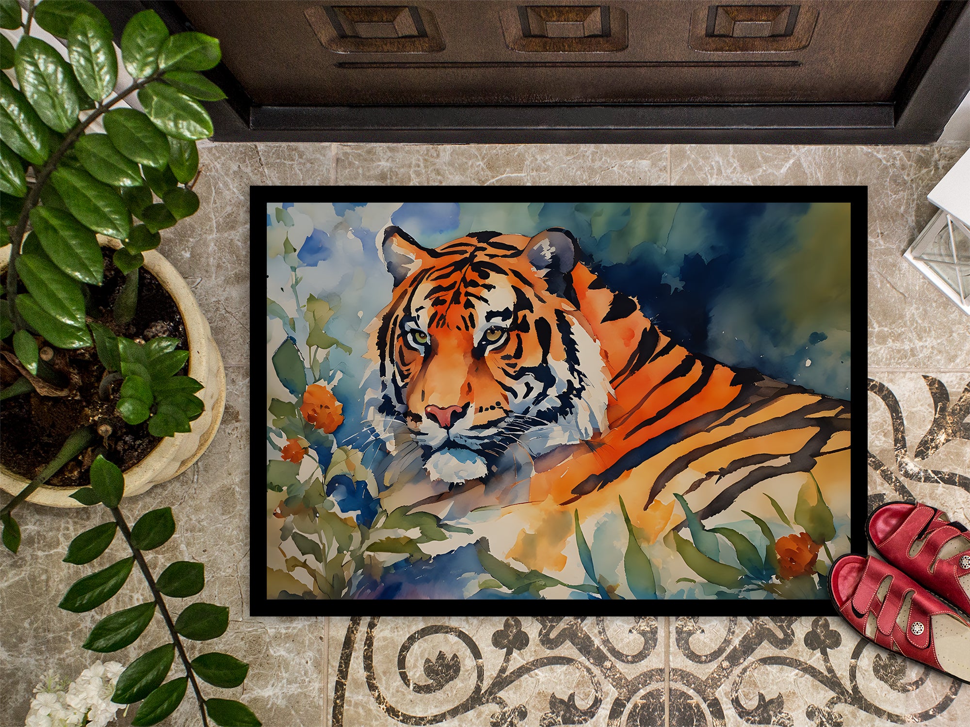 Tiger Doormat