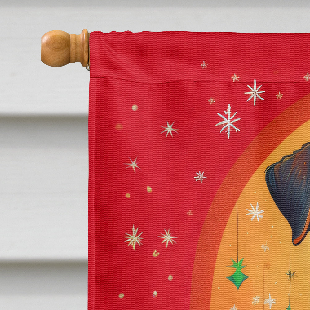Airedale Terrier Holiday Christmas House Flag