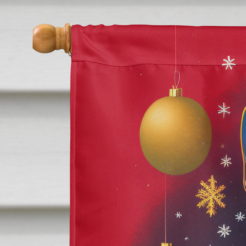Basenji Holiday Christmas House Flag