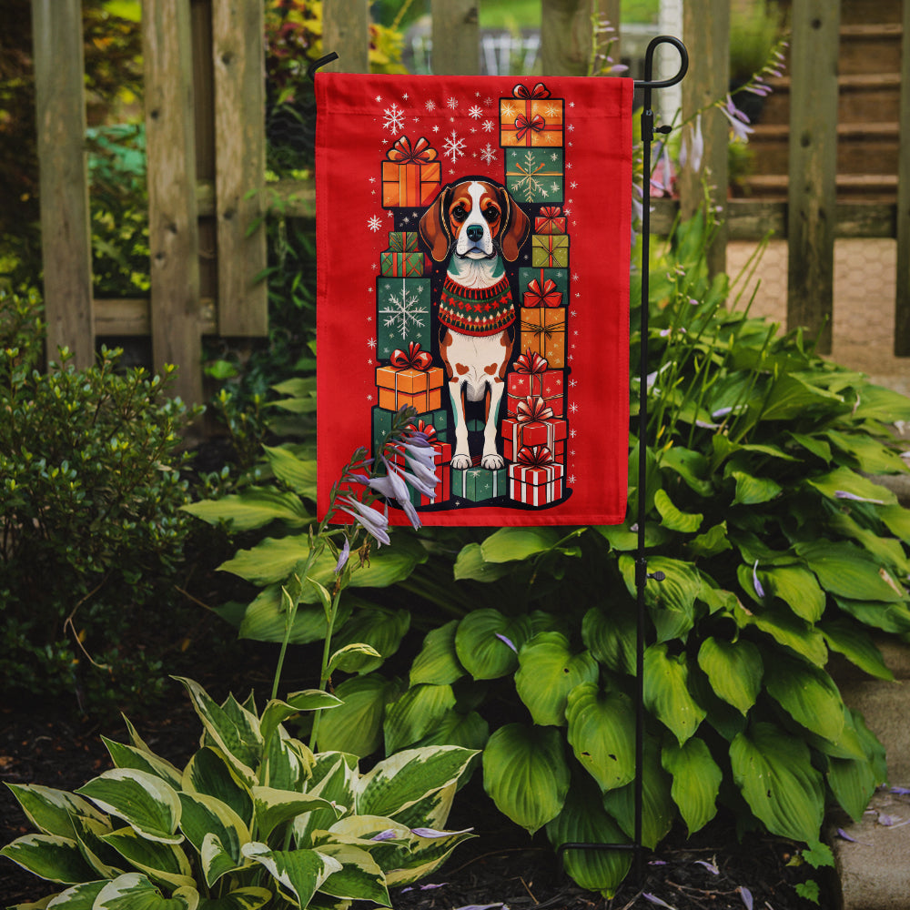 Beagle Holiday Christmas Garden Flag