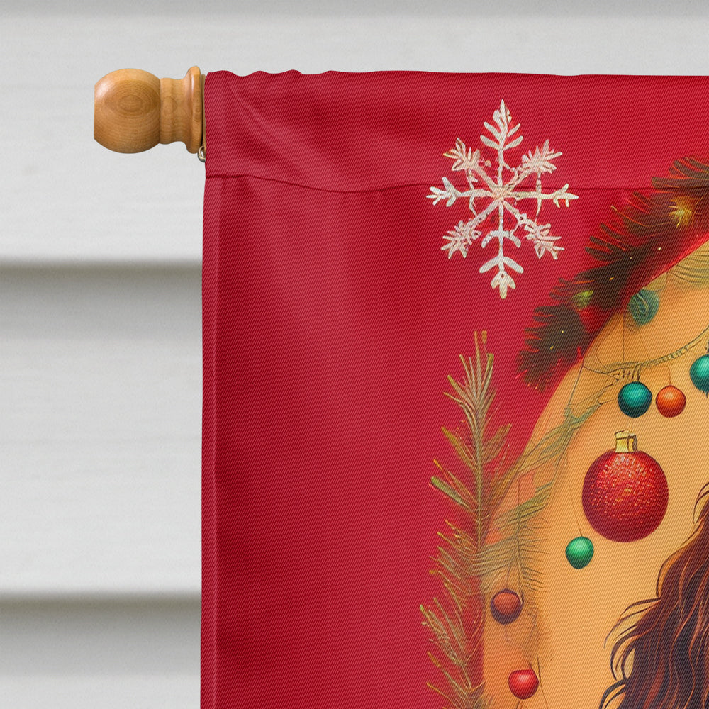 Boykin Spaniel Holiday Christmas House Flag