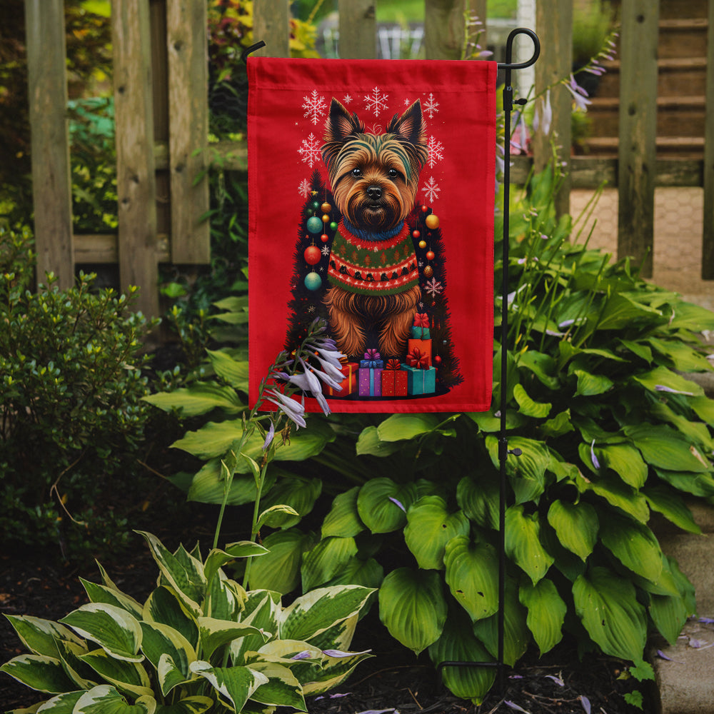 Cairn Terrier Holiday Christmas Garden Flag